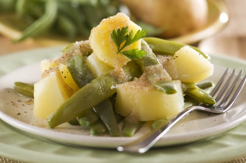 cómo cocinar judías verdes con patatas
