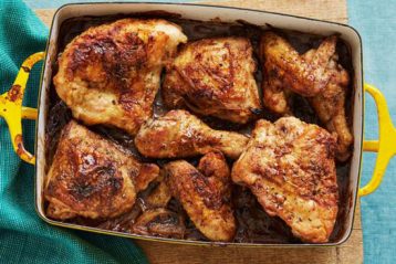 receta de pollo al horno