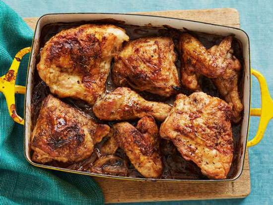 receta de pollo al horno