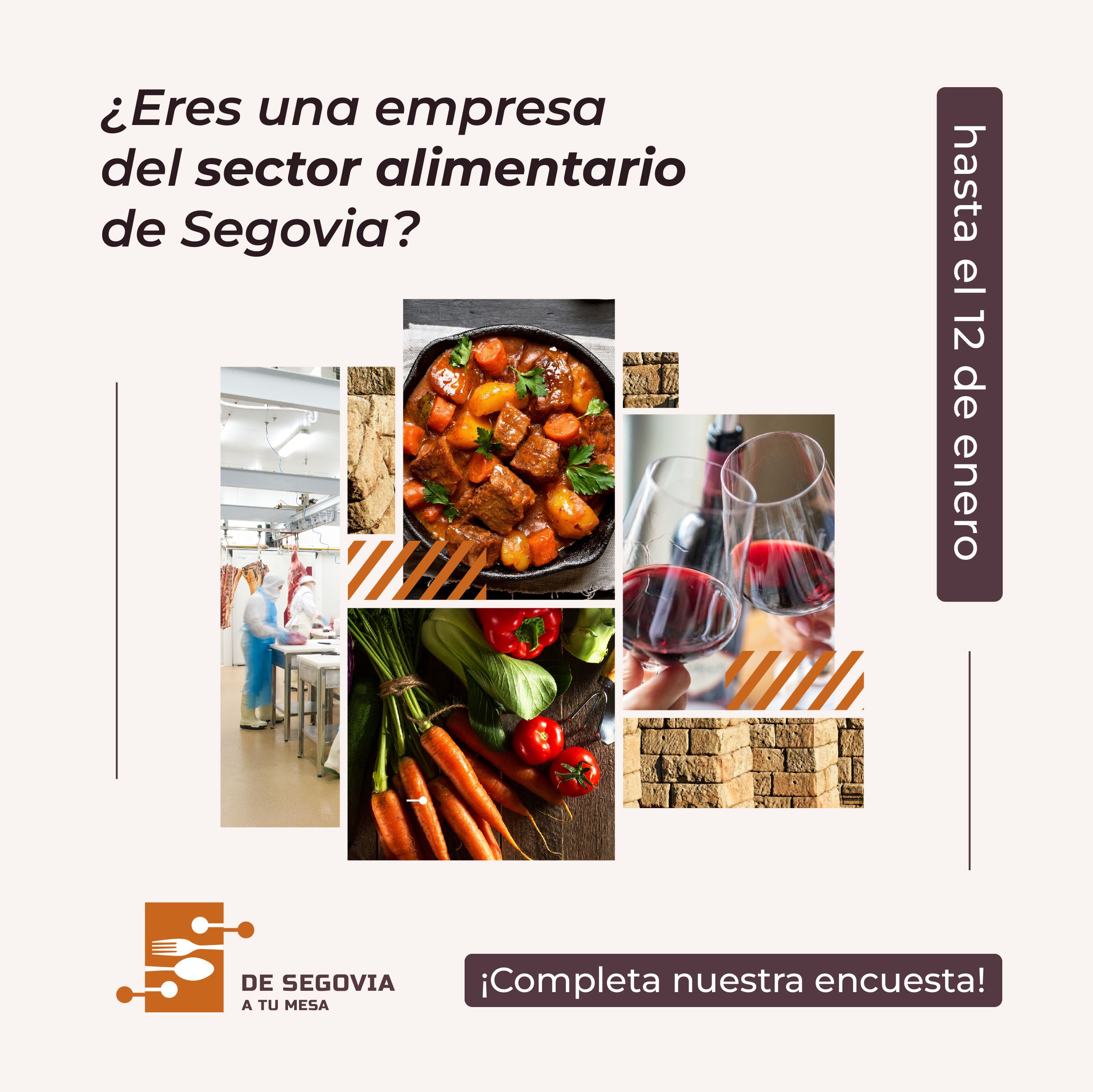 'De Segovia a tu mesa' lanza una encuesta para conocer el estado del sector alimentario